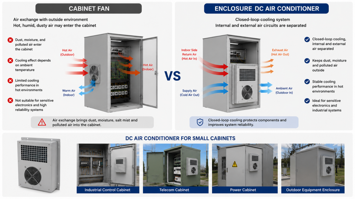 Fan vs Enclosure Air Conditioner