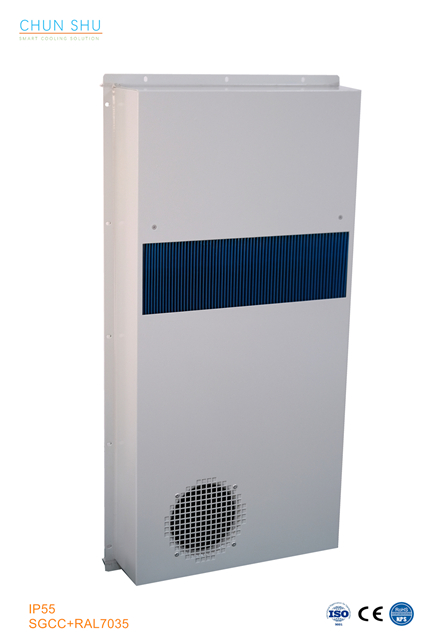 Cabinet DC Heat Exchanger, Air To Air Heat Exchanger, Panel Heat Exchanger For Outdoor Telecom Cabinets