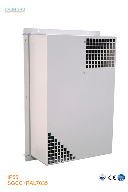 40W/K DC Powered Telecom Outdoor Cabinet Heat Exchanger, Electrical Cabinet Heat Exchangers