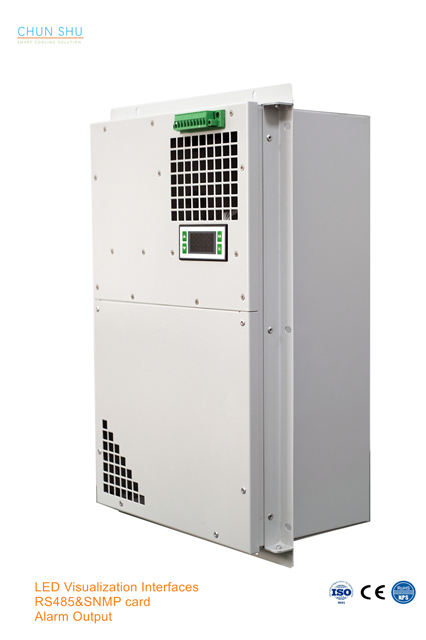 40W/K DC Powered Telecom Outdoor Cabinet Heat Exchanger, Electrical Cabinet Heat Exchangers