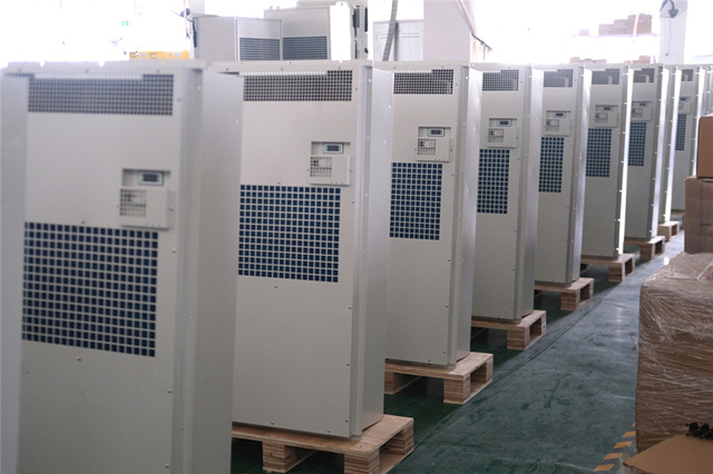 5KW AC Powered Air Conditioning System, Packaged Wall Mounted Air Conditioner with Upflow Air For Storage Container&Telecom Applications& Equipment Shelters &Mic Date Center