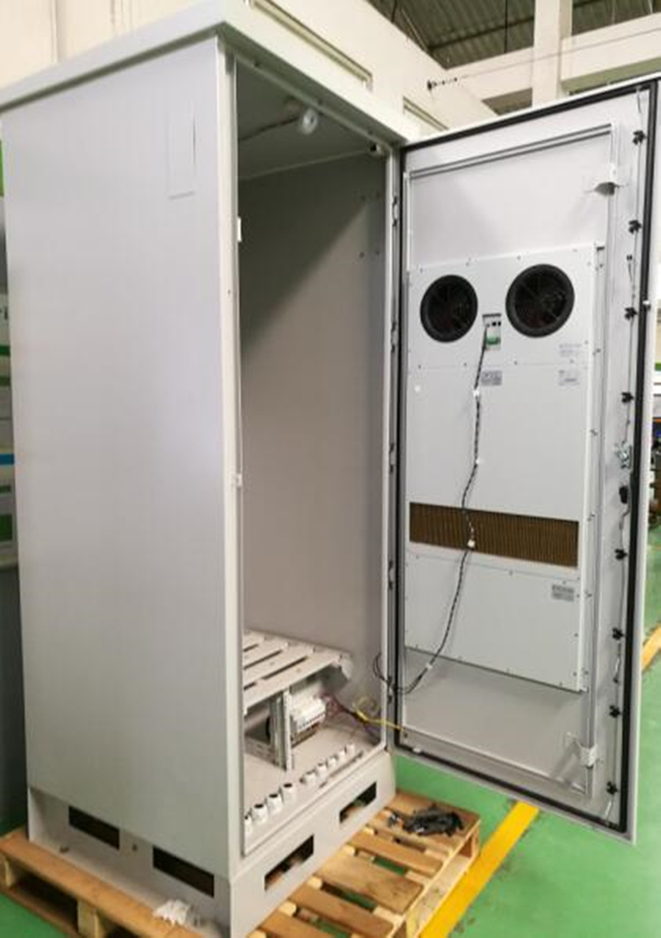 260W/K DC Powered Outdoor Cabinet Heat Exchanger,door Mounted Air Cooling System for Telecom Cabinets