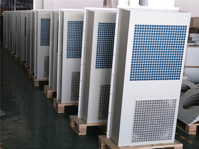 7.5KW AC Powered Packaged Wall Mounted Air Conditioner for Storage Container & Telecom Shelter & Outdoor Date Center