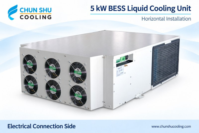 5KW Horizontal Liquid Cooling Chiller for BESS Cabinet