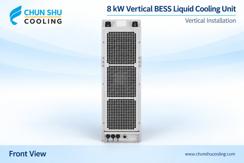 5kW Vertical BESS Liquid Cooling Unit for Energy Storage Cabinets