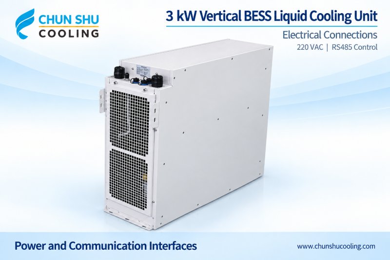 3kW Vertical BESS Liquid Cooling Unit