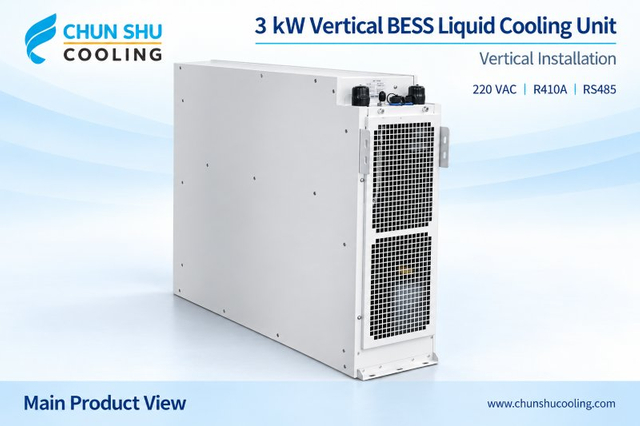 3kW Vertical BESS Liquid Cooling Unit